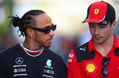 Charles Leclerc pone en valor la aportación de Hamilton en Ferrari