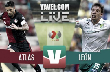 Resultado Atlas - León en Liga MX 2015 (3-2)