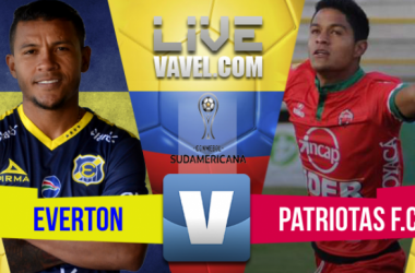 Resultado Everton vs Patriotas en CONMEBOL Sudamericana 2017 (1-0)