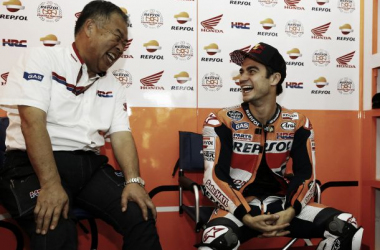 Dani Pedrosa: &quot;El neumático trasero para lluvia no tenía nada de agarre&quot;