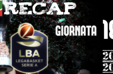 Legabasket: risultati e tabellini della diciottesima giornata