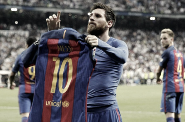 Messi conquista el Bernabéu vestido de héroe