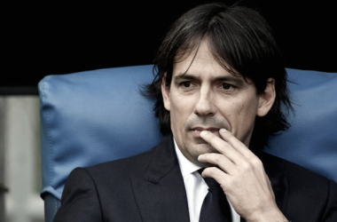 Simone Inzaghi lamenta expulsão de jogador da Lazio no Derby e afirma: "Problema foi o árbitro"