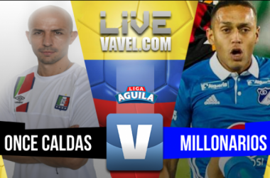 Once Caldas sacó la victoria sobre Millonarios (2-1)