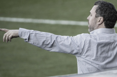 Sergio González durante el partido / Real Valladolid