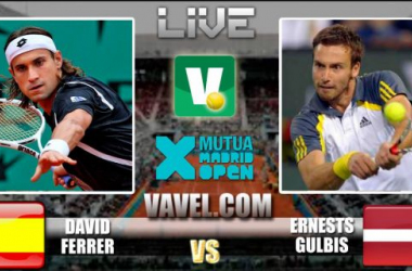 Masters 1000 de Madrid 2014: David Ferrer - Ernests Gulbis  en directo 