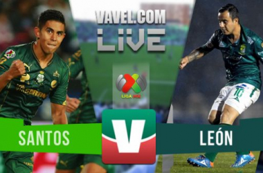 Resultado Santos - León en Liga MX Apertura 2015 (1-3)