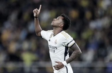 Rodrygo celebrando su gol / Fuente: Real Madrid&nbsp;