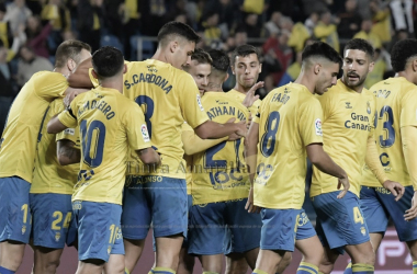 Las Palmas es líder de la Segunda División tras vencer al Lugo. Fuente: @LaLiga