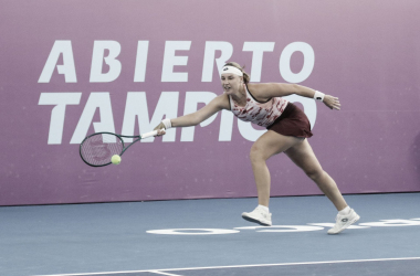 Anna
Blinkova se convierte en la primera finalista del Abierto de Tampico