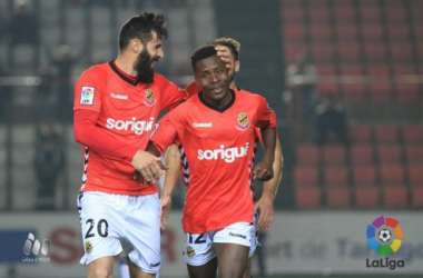 El Nàstic supera al Zaragoza y se reafirma como equipo de la zona alta