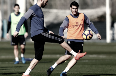 Último entrenamiento antes de enfrentarse al Villarreal