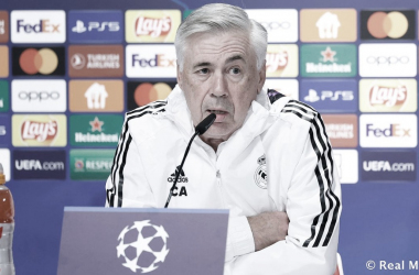 Ancelotti: "El objetivo es ser primeros de grupo y estamos concentrados"