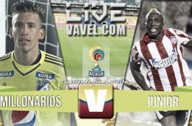 Resultado: Millonarios - Junior por Liga Águila (4-2), Penales (2-4)
