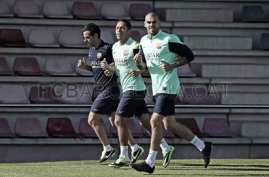 Suave sesión de entrenamiento y un día de descanso