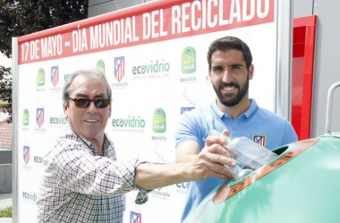 El Atlético de Madrid, comprometido con el reciclaje