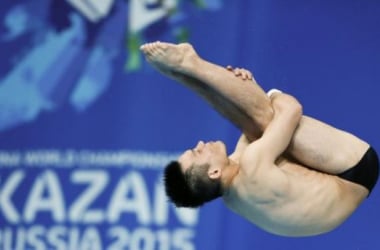 Kazan 2015, Tuffi: Qiu Bo oro nella Piattaforma maschile