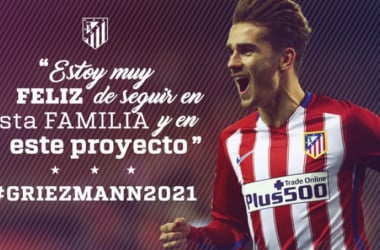 Griezmann renueva hasta 2021