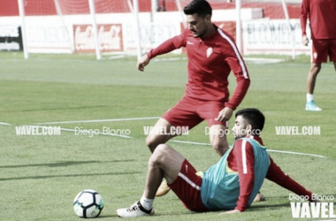 El Sporting ya prepara el partido ante el Zaragoza