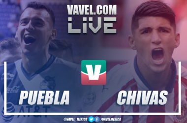 Resultado y goles del Puebla vs Chivas en Liga MX (2-2)
