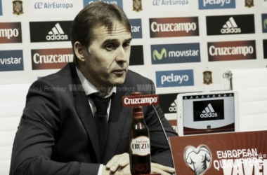 Lopetegui: &quot;El rendimiento de los jugadores españoles está siendo bueno&quot;