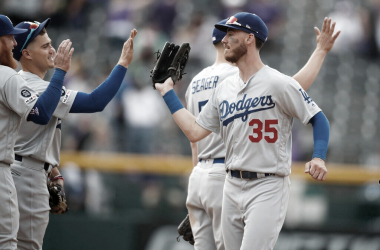 Cody Bellinger durante un partido de los Dodgers / Foto: Associated Press