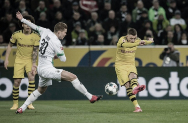 Em jogo de oito amarelos, Dortmund supera M'gladbach e assume segunda colocação