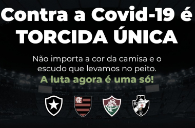 Clubes do Rio se unem em campanha contra Covid-19