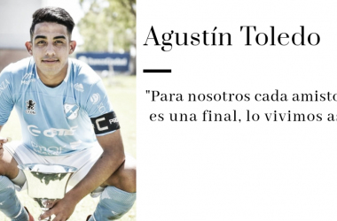 Entrevista. Agustín Toledo: "Me gusta mucho tener la pelota, y cuando no la tenemos, mantener al equipo ordenado"