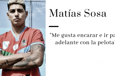 Matías Sosa: "Esto fue algo que esperé, lo deseé y trabajé mucho para poder lograrlo, estoy muy feliz por eso"