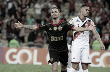 Análise: com bola no chão e show de Michael, Flamengo derrota Atlético-GO 