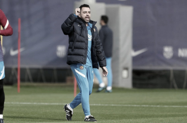 Xavi
Hernández: “Esto va de ganar, y mañana hay que ganar”