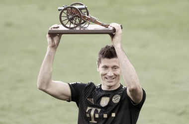 Robert Lewandowski, "futbolista del año" en Alemania