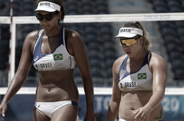 Ana Patrícia e Rebecca perdem para dupla da Suíça, e Brasil dá adeus ao vôlei de praia feminino em Tóquio