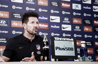 Simeone: "Contra el Villarreal, cualquier detalle decide la victoria para uno u otro equipo"