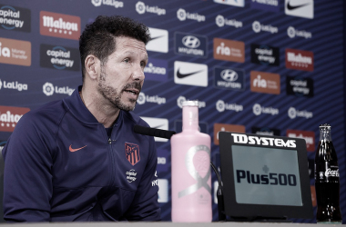 Simeone: "Le pido a la gente que esté todo el partido con el equipo"