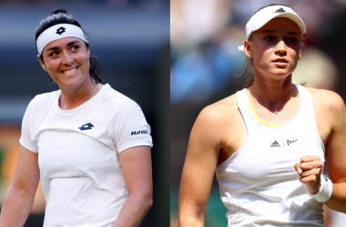 Jabeur (left) and Rybakina will face off for a first-ever major title (Getty Images)