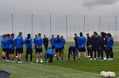 Torrecilla pone intensidad en un entrenamiento sin Torrente