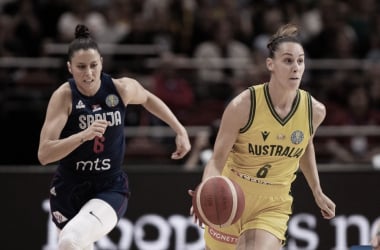 Summary of Serbia vs Australia in Olympic Games Basketball women's Quarterfinal 