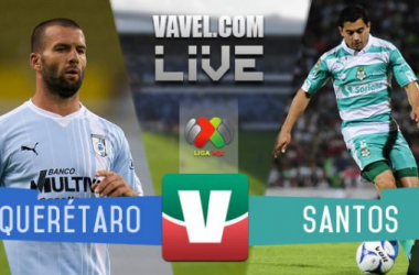 Resultado Querétaro - Santos en Liga MX 2015 (1-2)