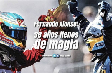 Fernando Alonso, 36 años llenos de magia