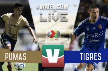 Resultado Pumas - Tigres en Liga MX 2015 (1-0)