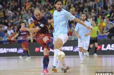 La remontada del FC Barcelona Lassa evita la sorpresa de Santiago Futsal