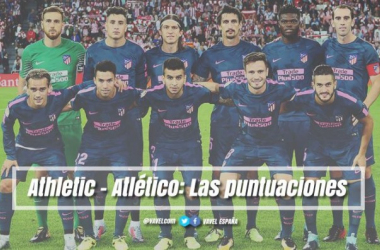 Athletic Club de Bilbao - Atlético de Madrid: puntuaciones del Atlético, jornada 5 de La Liga Santander