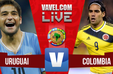 Resultado Uruguai x Colômbia  nas Eliminatórias (3-0)