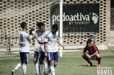 Fotos e imágenes del Deportivo Aragón 3-0 Cariñena, jornada 3 de Tercera División