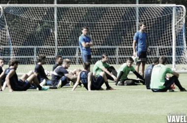 Dos sesiones más para preparar el partido ante Las Palmas