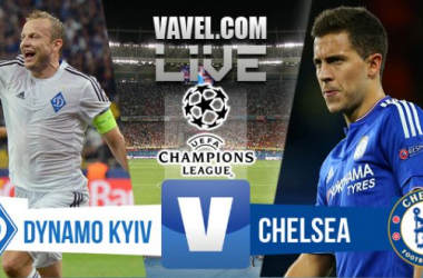 Resultado Dinamo de Kiev - Chelsea en Champions League 2015 (0-0)