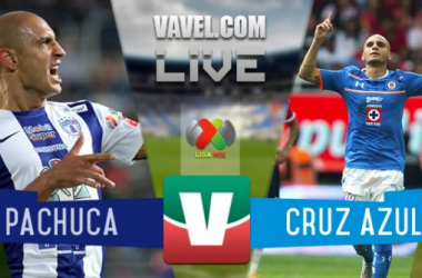 Resultado Pachuca - Cruz Azul en Liga MX 2015 (1-2)