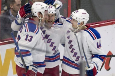 Rangers Clinch Playoff Spot with 5-1 Victory Over Ottawa